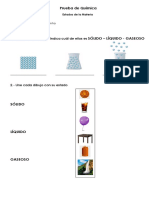 Prueba de Química