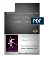 Historia de La Danza Clásica