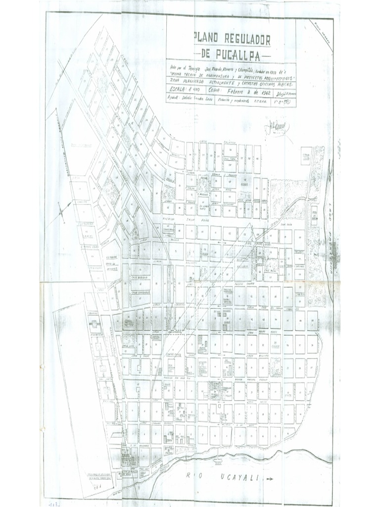Mapa Pucallpa 1962 PDF