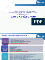 Seguros Disponibles para Credichile