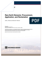 Rare Earth Elements: Procurement, Application, and Reclamation