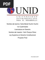 Proyecto Final Ley Suprema