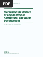 Increasing The Impact of Engineering in Agricultural and Rural Development