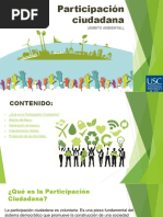 Participación ciudadana