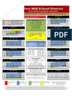 2017-2018 Academic Calendar Final