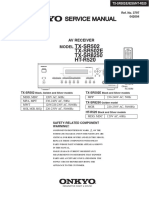 Onkyo TX-SR502 SR-8250 PDF