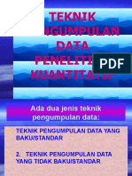 10 - Teknik Pengumpulan Data - 10 Juni 2017