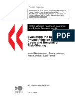 Evaluating The Design of Private Pension Plans: Costs and Benefits of Risk-Sharing