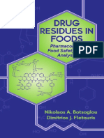 Drug Residues in Foods - Pharmacology, Food Safety and Analysis (2001) PDF
