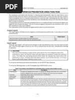 Interference Prevention Area Function: Output Signal