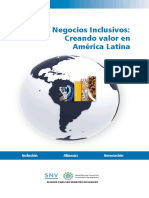 Negocios Inclusivos Creando Valor America Latina PDF