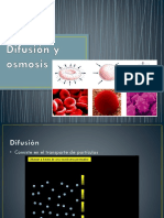 Difusión y Osmosis