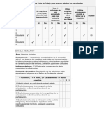 Ejemplo de Lista de Cotejo para Evaluar A Todos Los Estudiantes