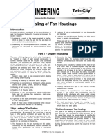 Sealing of Fan Housings Fe 700
