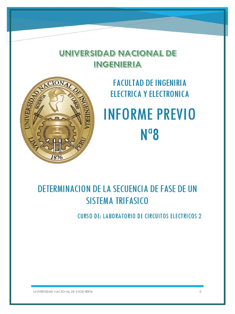 DETERMINACIÓN DE LA SECUENCIA DE FASE DE UN SISTEMA ...