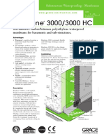 Bituthene 3000/3000 HC: Self-Adhesive Rubber/bitumen Polyethylene Waterproof Membrane For Basements and Sub-Structures