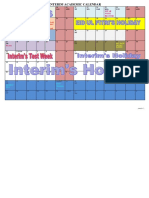 Interim Academic Calendar: Lira 1 Test