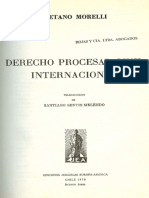 1310 Gaetano Morelli - Derecho Procesal Civil Internacional