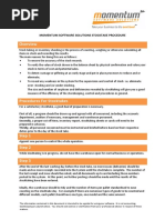 Suggested Stocktaking Procedure Overview