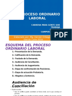 Proceso ordinario laboral Trujillo