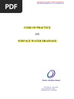 Surface Water Drainage Code of Practice | PDF | Drainage | Surface Runoff