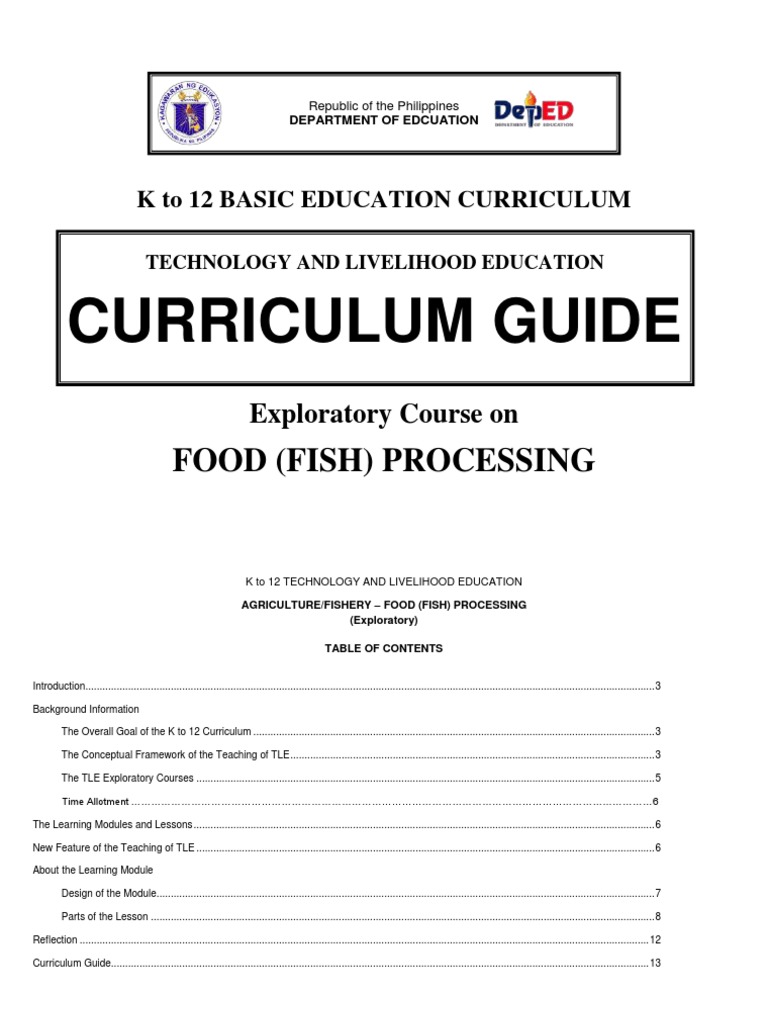 CG - Fish Processing PDF | PDF | Hygiene | Safety