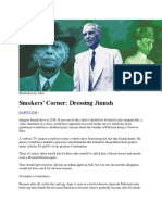 Smokers' Corner: Dressing Jinnah