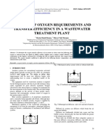 6-23-11042014 Analysis of Oxygen Requirements and Transfer Efficiency in A Wastewater Treatment Plant