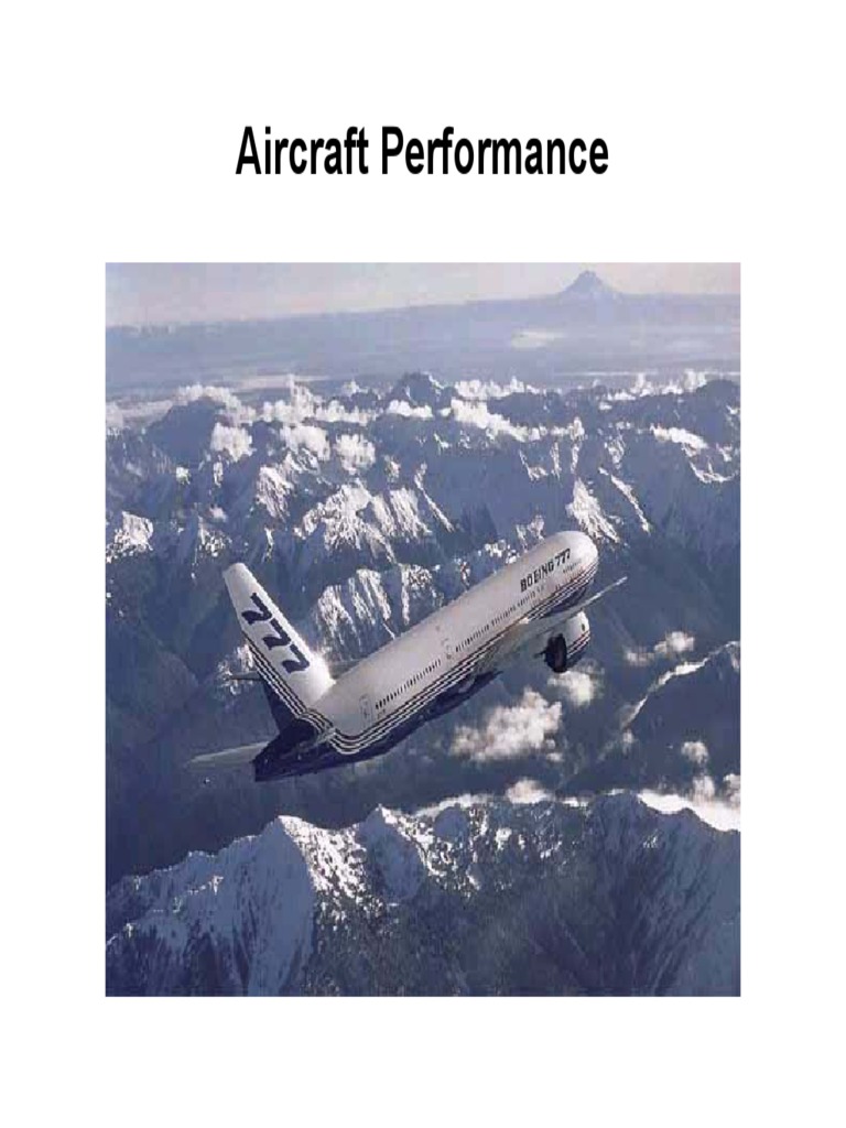 Aircraft Performance I PDF | PDF | Aircraft | Flight