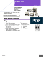 Model Number Structure: Floatless Level Switch (Basic Type)