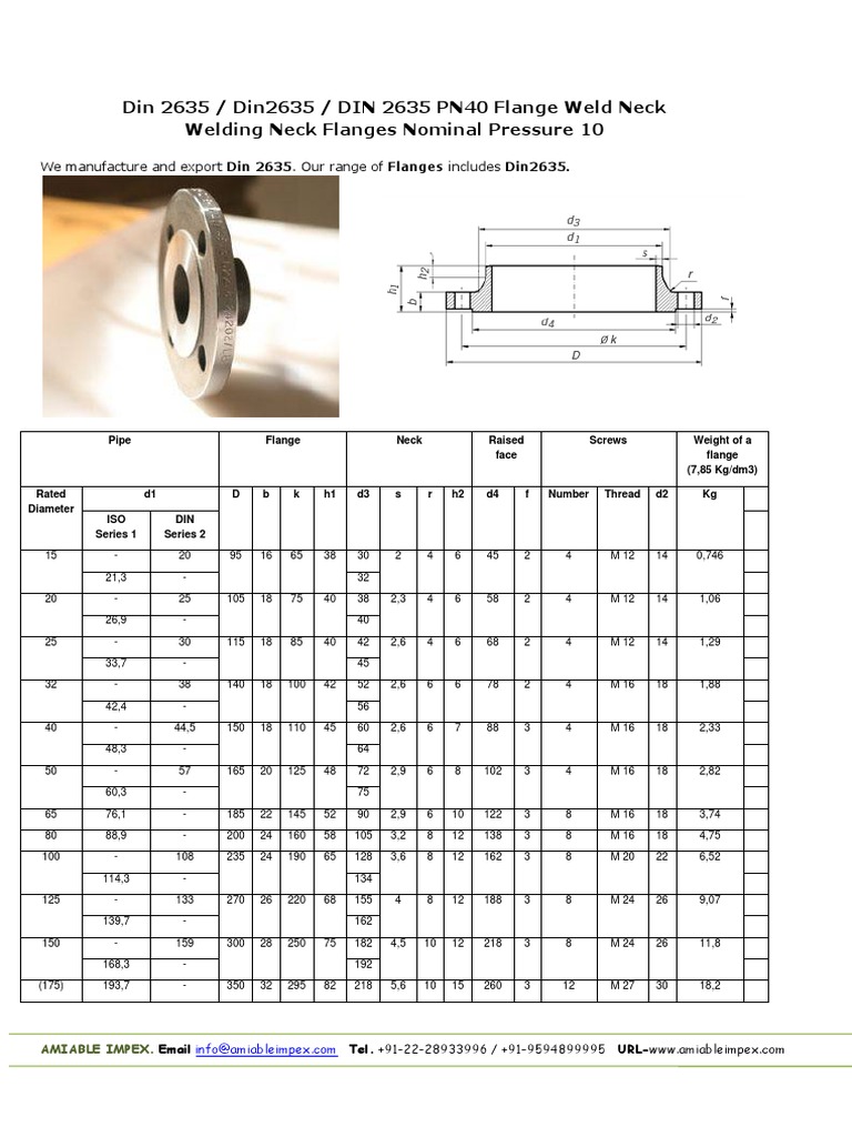 Din 2635 PN 40 PDF PDF