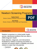 Newborn Screening Programs in Utah