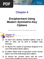 Encipherment Using Modern Symmetric-Key Ciphers