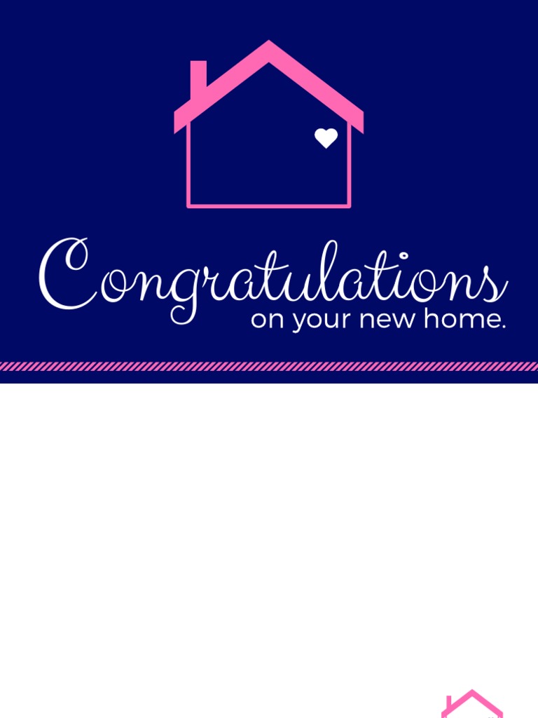 Congratulations on Your New Home! | PDF