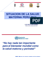 1. Situacion Salud Materna Setiembre 2015