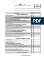 Checklist inspeção segurança trabalho