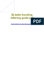 BJ Betts - The Traveling Lettering Guide