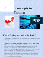 Basic Concepts in Trading Lec 4
