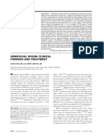 Hemifacial Spasm- Clinical Findings and Treatment