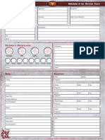 SotDL Character Sheet (Detailed) PDF