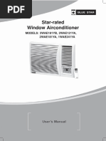 3 Star Window Airconditioners User Manual - Bluestar