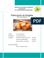 Informe Nro 3 - Elaboración de Nuggets