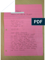 Nicole Paddock's Letter