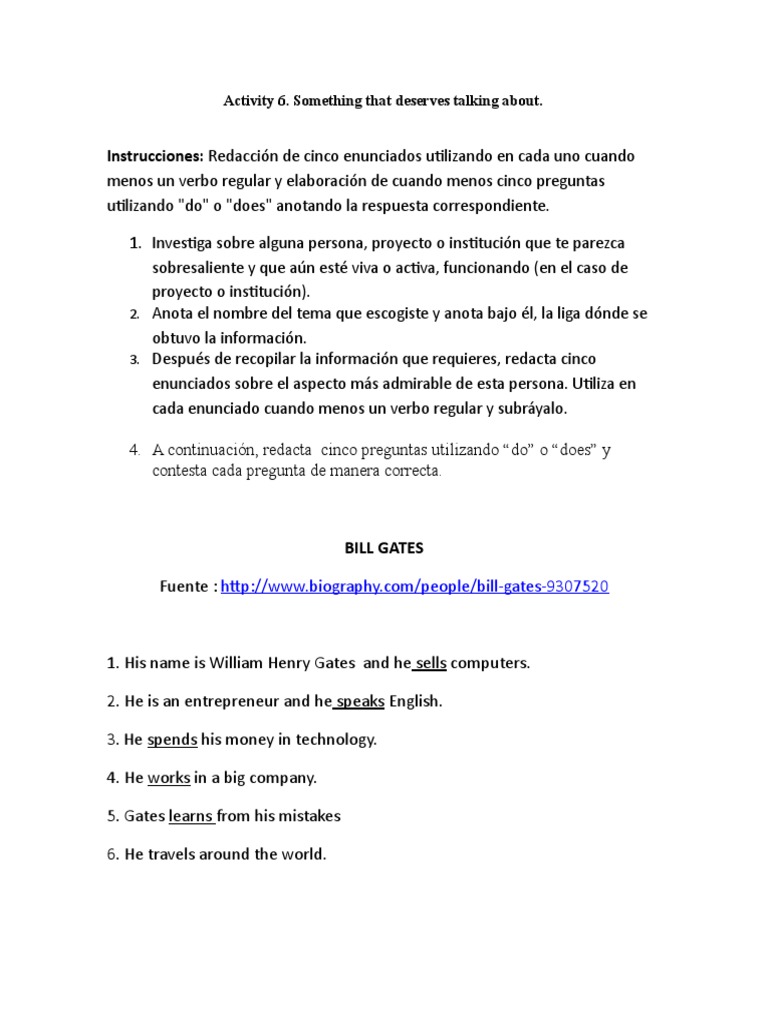Activity 6 | PDF