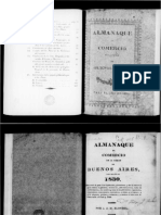 Blondel, J. J. M.  Almanaque de comercio de la ciudad de Buenos Aires para el año de 1830. Buenos Aires, Imprenta Argentina, 1830.