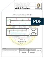 Diagramas de Fuerza y Corte Ejercicio