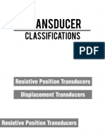 Transducer Classifications