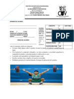 1er. Examen Parcial - Halterofilia 1