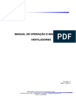 Manual de Operacao e Manutencao Ventiladores Revc