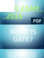 Gate Exam 2018